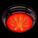 6 7/8" Stainless Steel LED Dome Light, White/Red image number 4