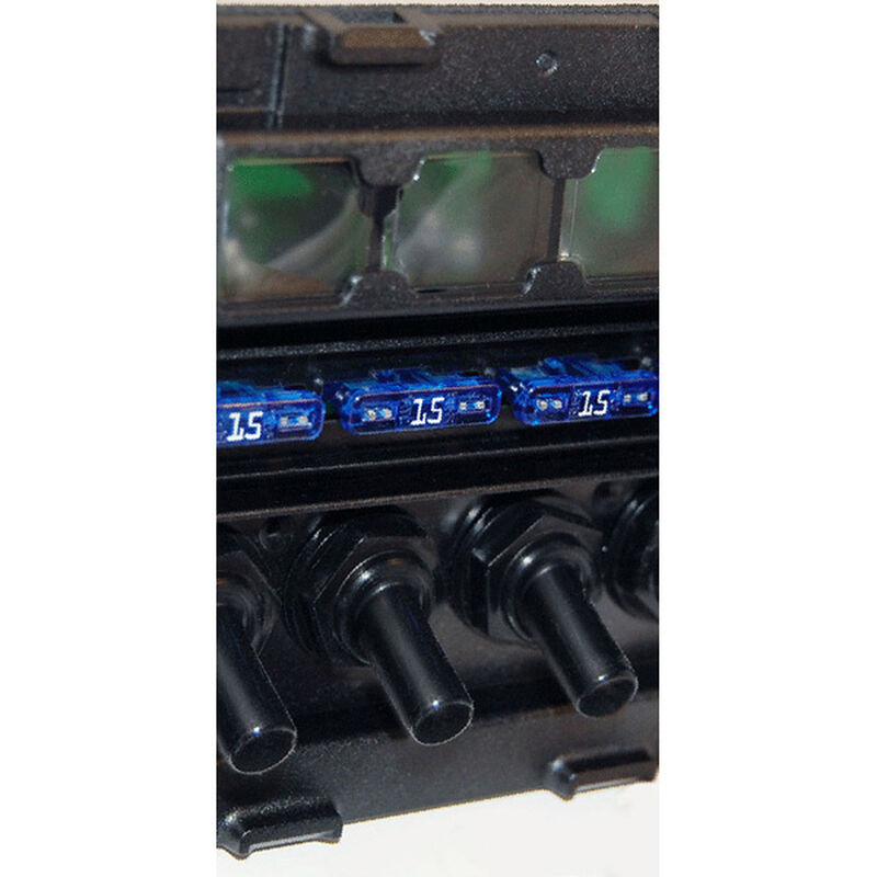WeatherDeck® 12V DC Waterproof Fuse Panel, 2-Position, Gray image number 1