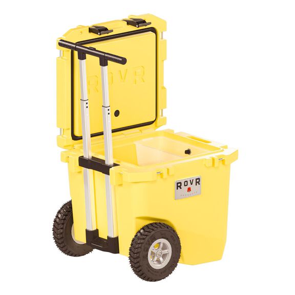 RollR 45 Quart Wheeled Hard Cooler with Telescopic Handle, Sunny Side image number 5