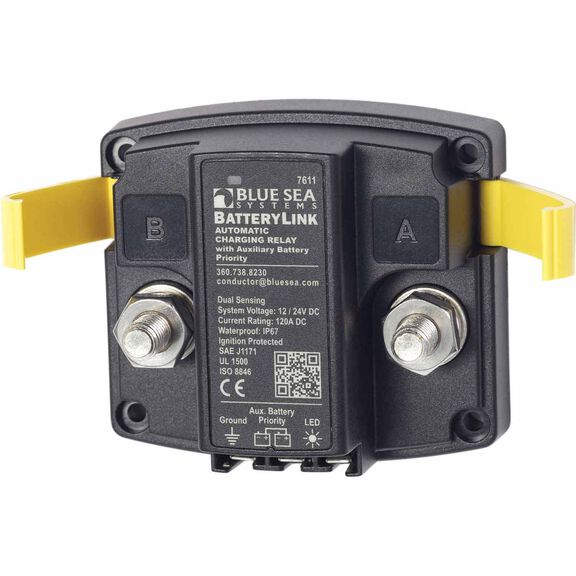 BatteryLink Automatic Charging Relay, 120A 12V/24VDC image number 2