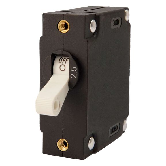 A-Series AC/DC Single Pole Panel Mount Circuit Breakers image number 0