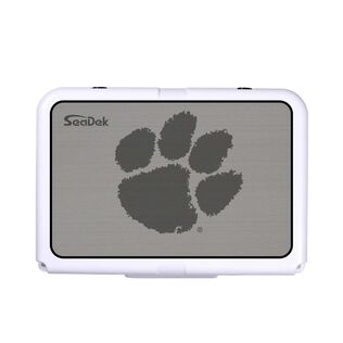 SeaDek Cooler Pad - Collegiate Collection - Fits RTIC 20 - Storm Gray / Black, Clemson
