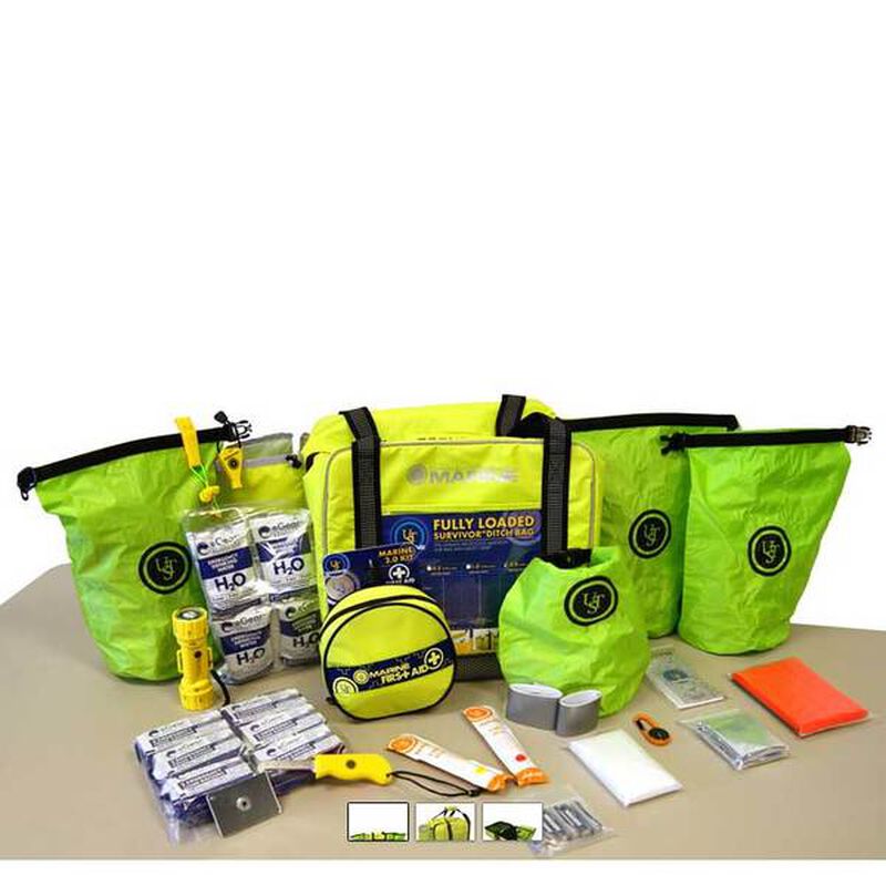 ULTIMATE SURVIVAL TECHNOLOGIES Preloaded UST Survivor Ditch Bag 1.0, 4