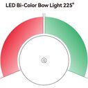 SEAFLO 02 Series Bi-Color Bow LED Navigation Light 2NM Horizontal Mount image number 2