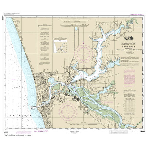#14933  Grand Haven Spring Lake & Lower Grand River image number 0