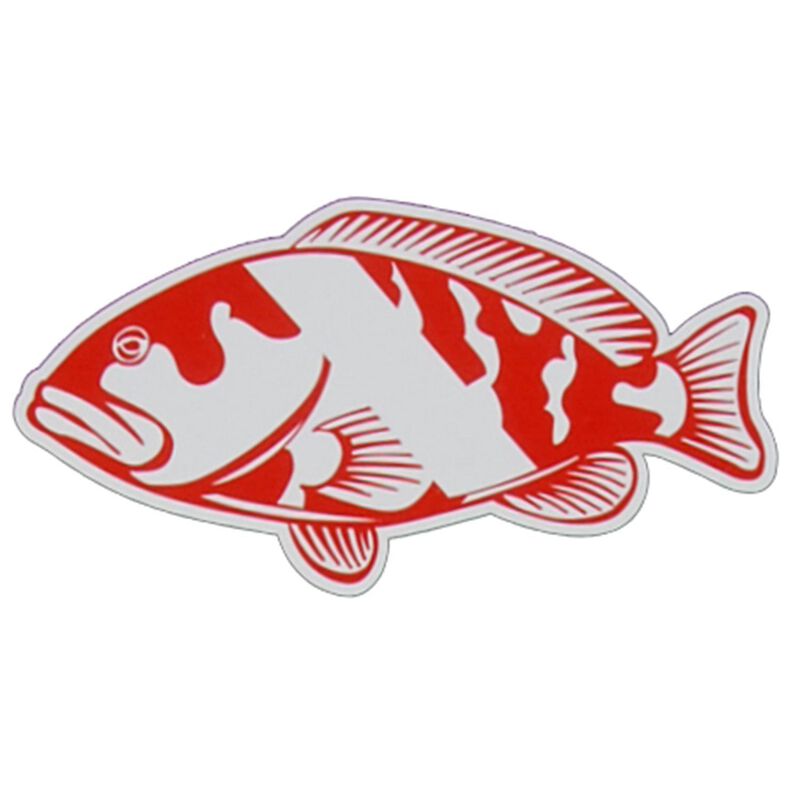 8" Vinyl Decal Grouper Dive Flag West Marine