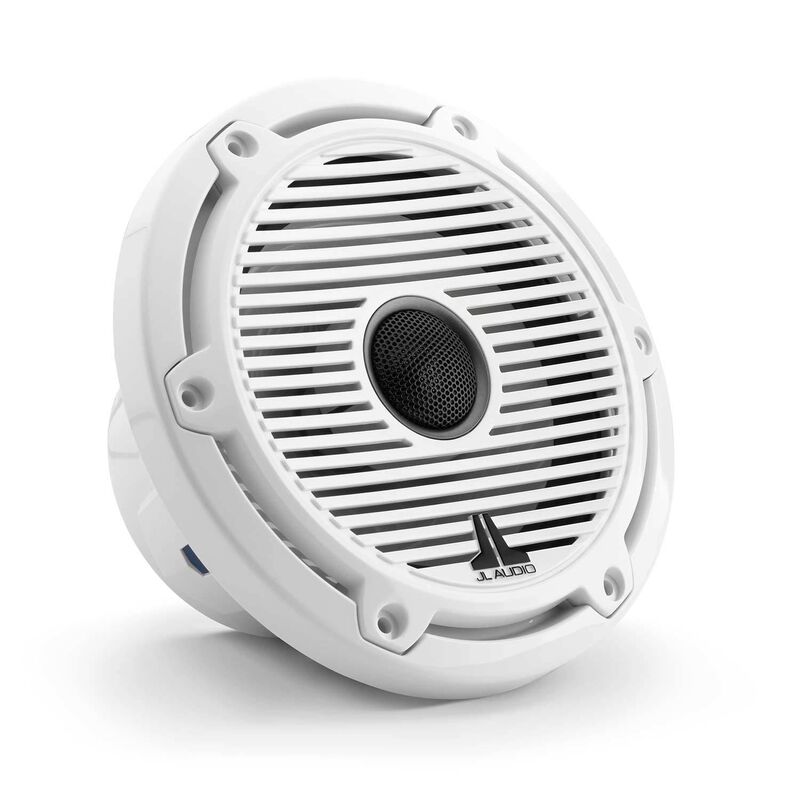 M6-650X-C-GwGw 6.5" Marine Coaxial Speakers, White Classic Grilles image number 1