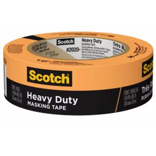 Scotch Heavy Duty Masking Tape 2020+-36AP, 1.41" x 60.1 yd (36mm x 55m)