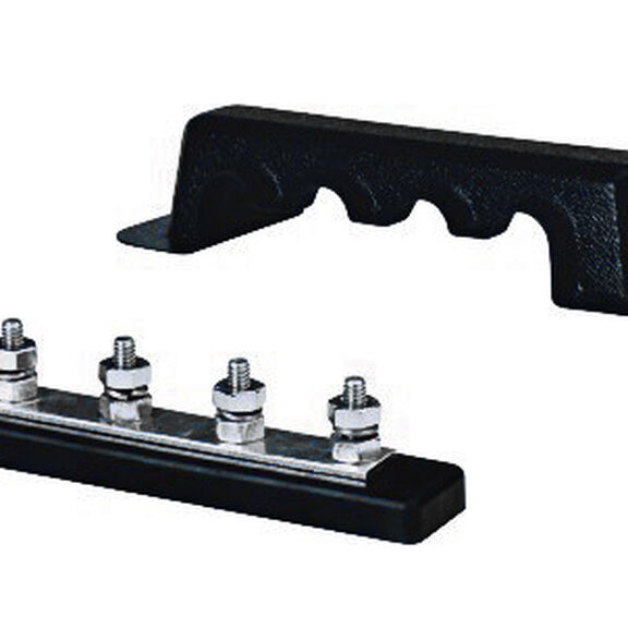 BusBar, 4 Stud Circuits, 1/4" Terminal Size, 6"L x 1.25"W image number 0
