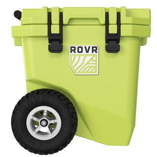 RollR 30 Quart Wheeled Hard Cooler with Telescopic Handle, Matcha