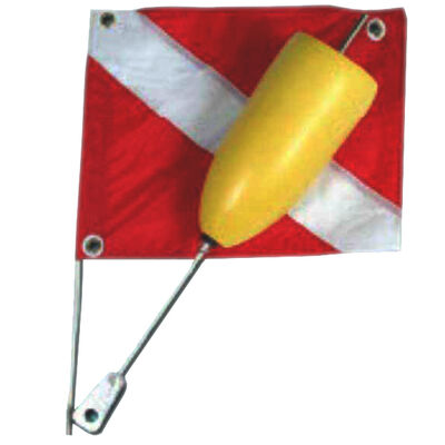 Torpedo Two Piece Float with Dive Flag