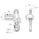 LALIZAS Hydrostatic Release Unit for Liferafts, SOLAS/MED/USCG-MER/TC image number 2