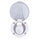 Recessed Shower Arctic White Cup with Stainless Steel Lid, Small Arctic White Sprayer, 10' White Rubber Hose image number 5
