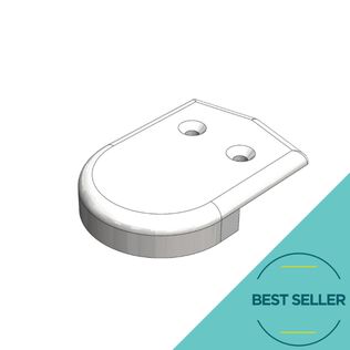 Rub Rail End Cap, 2&rsquo;&rsquo;