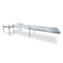 T-Shaped Aluminum Frame with Titan Platinum Decking Complete Dock Packages image number 2