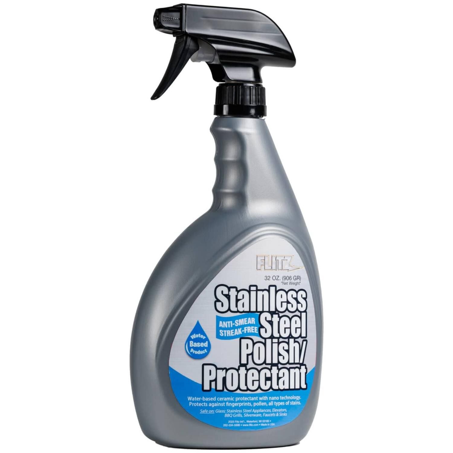 FLITZ Flitz Stainless Steel Polish & Protectant, 32oz.