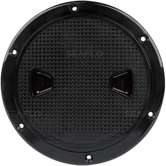 SEAFLO 8" Marine Round Non-Slip Inspection Hatch with Detachable Cover &ndash; Black image number 0