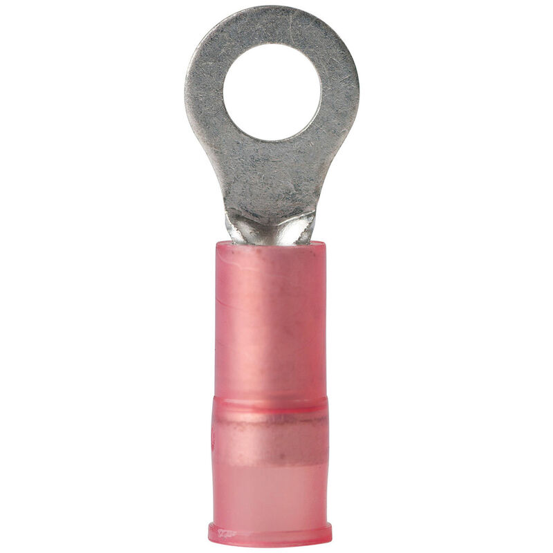 Ancor 22-18 AWG Nylon Ring Terminals, #8, Red, 100-Pack | by West Marine