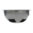 HalfSphere Sink Ultra-Mirror Finish, 304 Stainless Steel, 2" Drain, SoundKOTE, With Tabs image number 2
