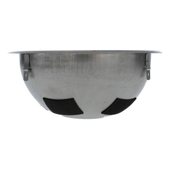 HalfSphere Sink Ultra-Mirror Finish, 304 Stainless Steel, 2" Drain, SoundKOTE, With Tabs image number 2