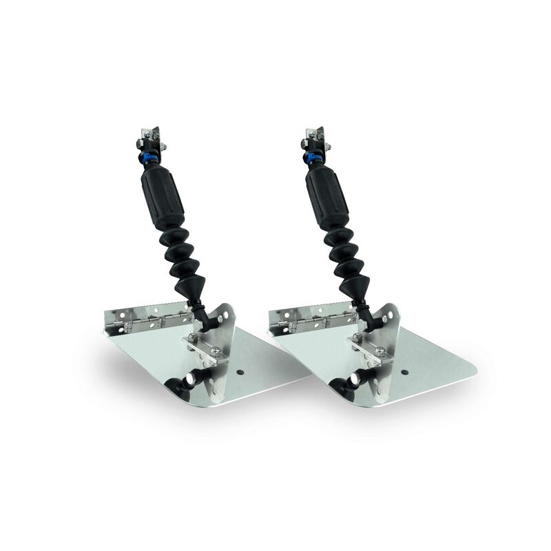 Lectrotab Stainless Steel Smart Tabs 7"X8" plates / 30lb Actuators Fully Automatic Trim Tabs | by West Marine