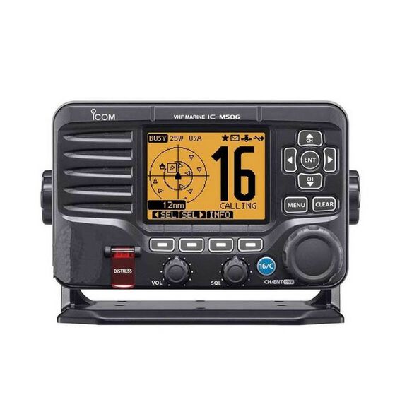 M506 Class D Marine Fixed-Mount VHF Radio, NMEA 2000/Rear Mic image number 0