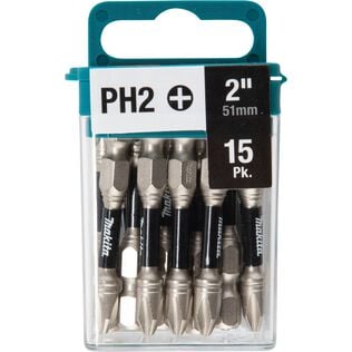 Impact XPS&reg; #2 Phillips 2" Power Bit, 15-Pack