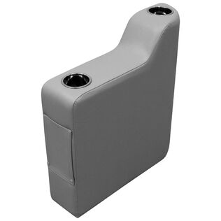 Wise DLX3009-221 DLX Series Pontoon Left Radius Arm Rest - Marble