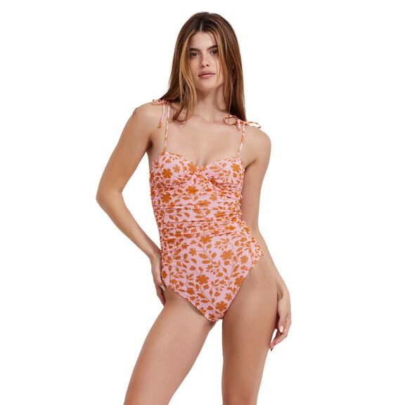 Women's Lolita Underwire Balconette One-Piece Swimsuit image number 0