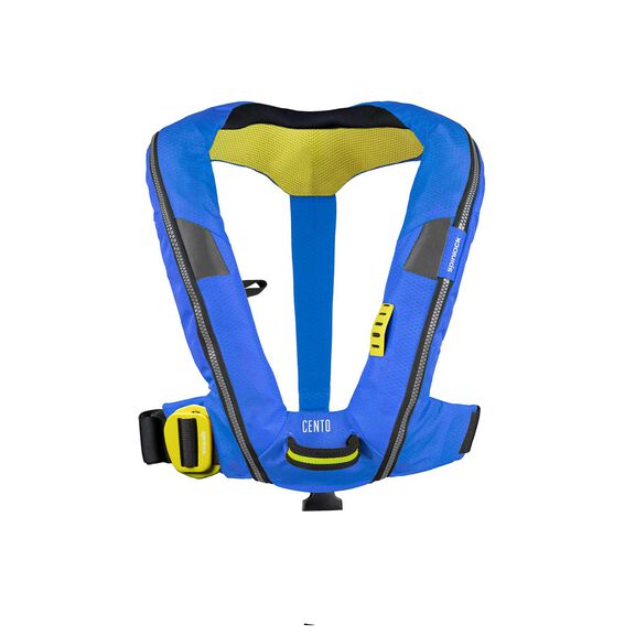 Deckvest Cento Junior Inflatable Life Jacket, Pacific Blue image number 0