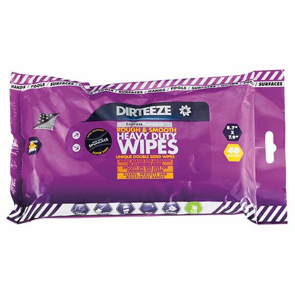 Dirteeze Heavy Duty Wipes, 40 ct. Pouch image number 0