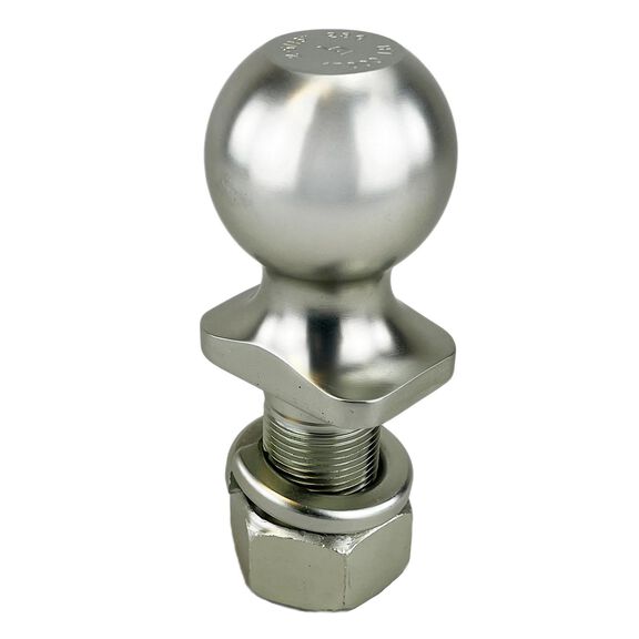 Trailer Hitch Ball, 2 5/16" x 1.25" x 2.75" Long Plastic Base image number 0
