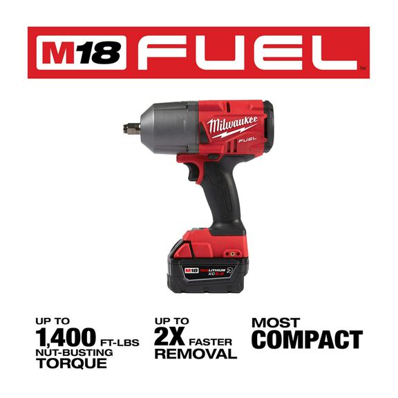 M18 FUEL&trade; High Torque 1/2&rdquo; Impact Wrench with Friction Ring Kit image number 2