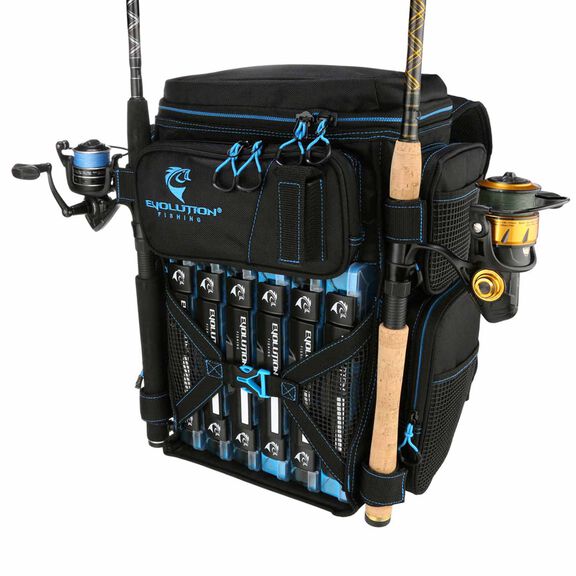 Drift Series 3600 Tackle Backpack with Rod Holders & QuikLatch Trays image number 5
