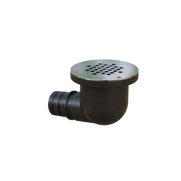 1-1/2" Stainless, Deck Drain, Qwik-Lok image number 0