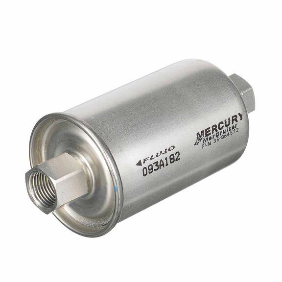 Quicksilver 864572 Replacement Inline Fuel Filter for MerCruiser Sterndrive and Inboard Gasoline Engines image number 1