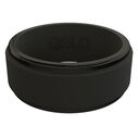 Men's Step Edge Polished Silicone Ring, Size 09 image number 1