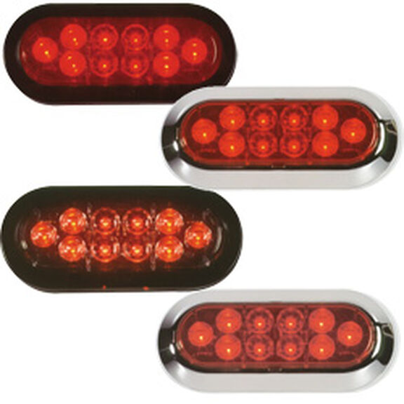 LED Oval Tail Lights image number 0