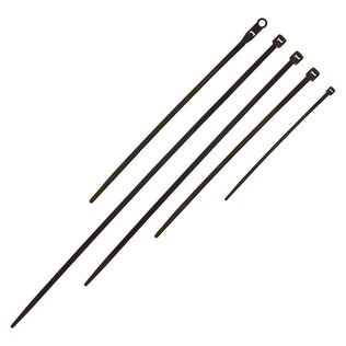 Radiused Cable Ties, 7 1/2", Nylon, 100 Pack