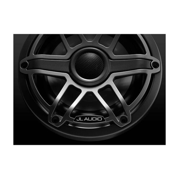 M6-650X-S-GmTi&nbsp;6.5" Marine Coaxial Speakers, Gunmetal and Titanium Sport Grilles image number 4