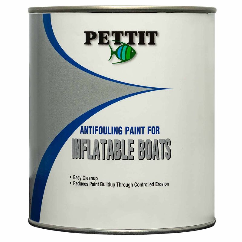 Inflatable Boat Antifouling Paint, Black, Quart (Not for Sale in California) image number 0