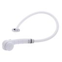 Deck-Mount Sprayer Small Arctic White Sprayer, 6' White Rubber Hose, Ultra-Low Profile Holder image number 1