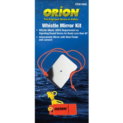 Safety Whistle with Mirror Combo