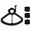 Pedestal Foot Rest for 2-7/8", 3.5" and 4" Posts image number 1