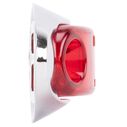 2" LED Oblong Clearance/Side Marker Trailer Light, Red image number 1