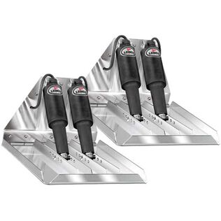 Extreme Duty Performance Trim Tab Kit, 19"L x 14"W, Dual Actuator, 12-Volt