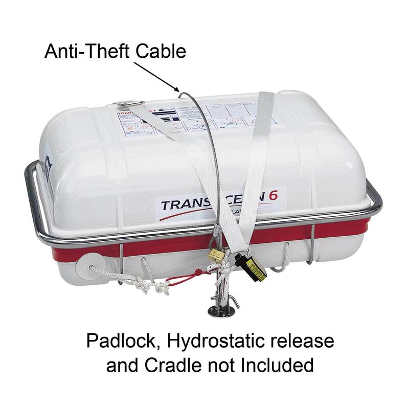 Anti-Theft Cable for 4- or 6-Person Life Raft image number 0