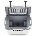 22 Quart Ultra-Tough Wheeled Hard-Sided Ice Chest Cooler, Fits 28 Cans, 6 Wine Bottles, White image number 2