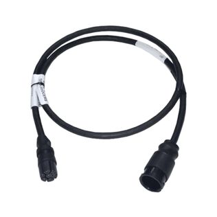 M&M Cable, 12-Pin Chirp Series, with Raymarine 11-pin H/M Connector - 1m