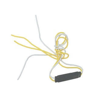 Trailer Connectors - 2 Pole Polarized - Flat with 12" Wires on each half